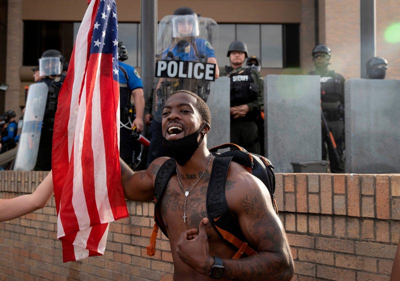 Protests in downtown Austin