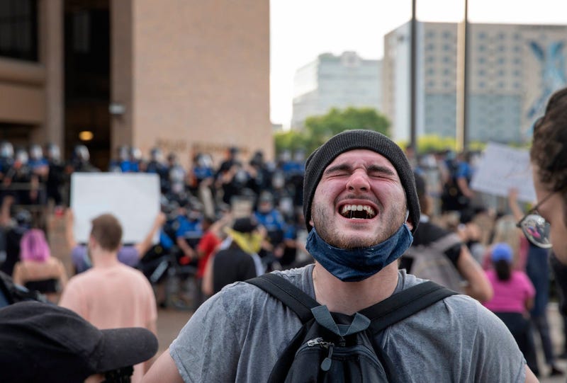 Protests in downtown Austin