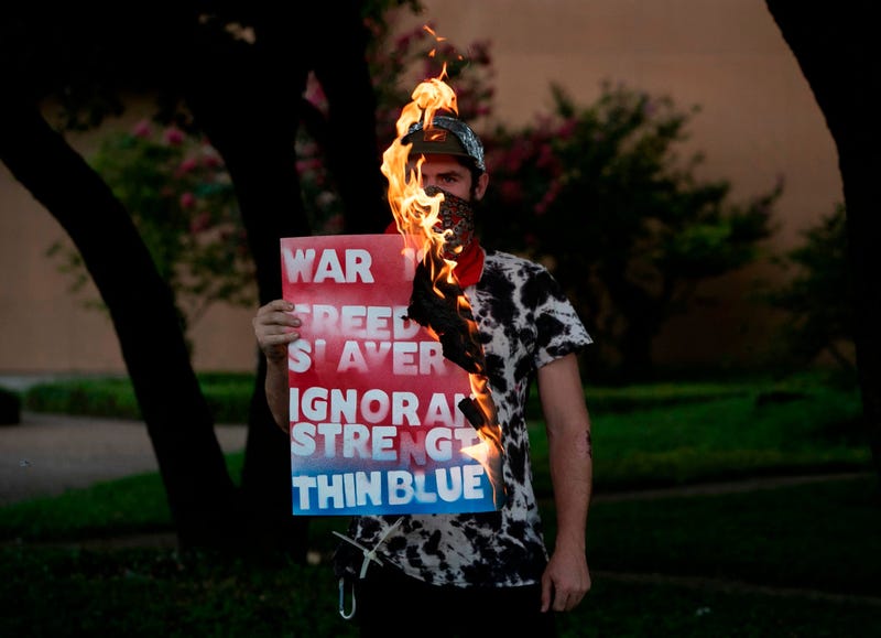 Protests in downtown Austin