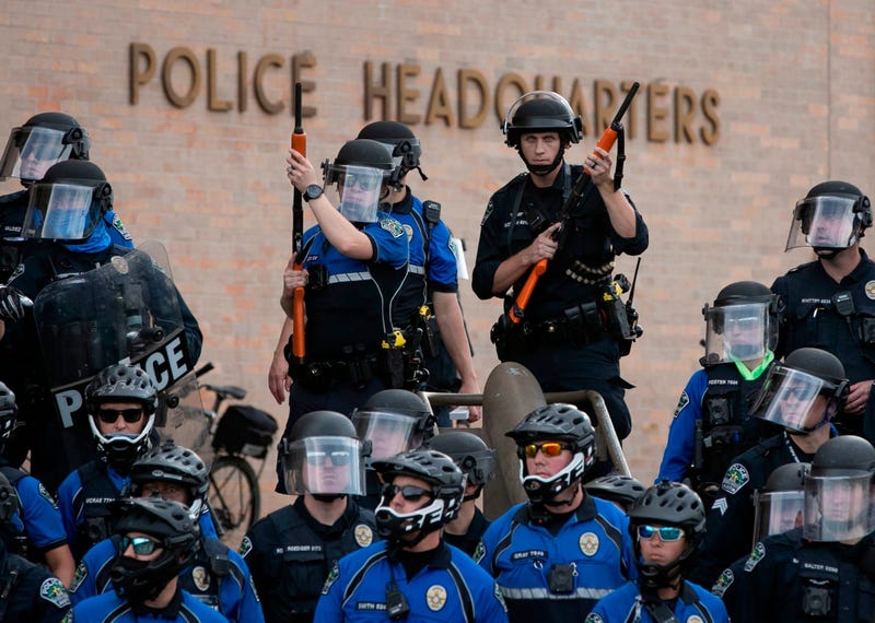 Protests in downtown Austin