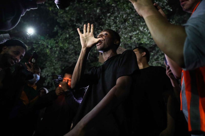 Protests in downtown Austin