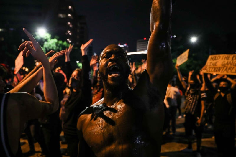 Protests in downtown Austin