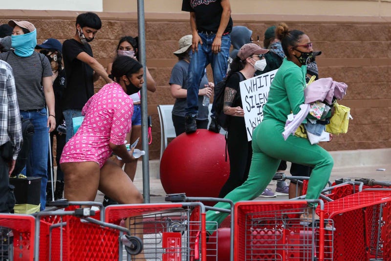Protests in downtown Austin
