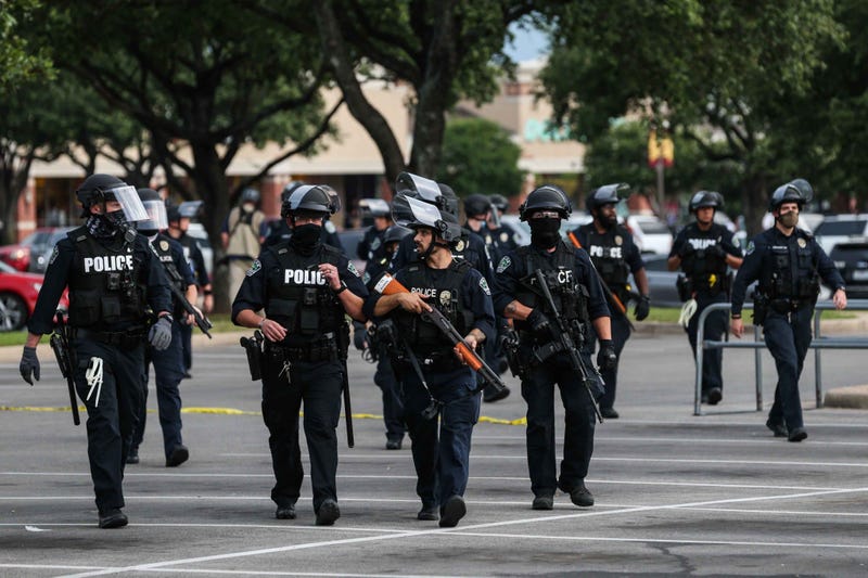 Protests in downtown Austin