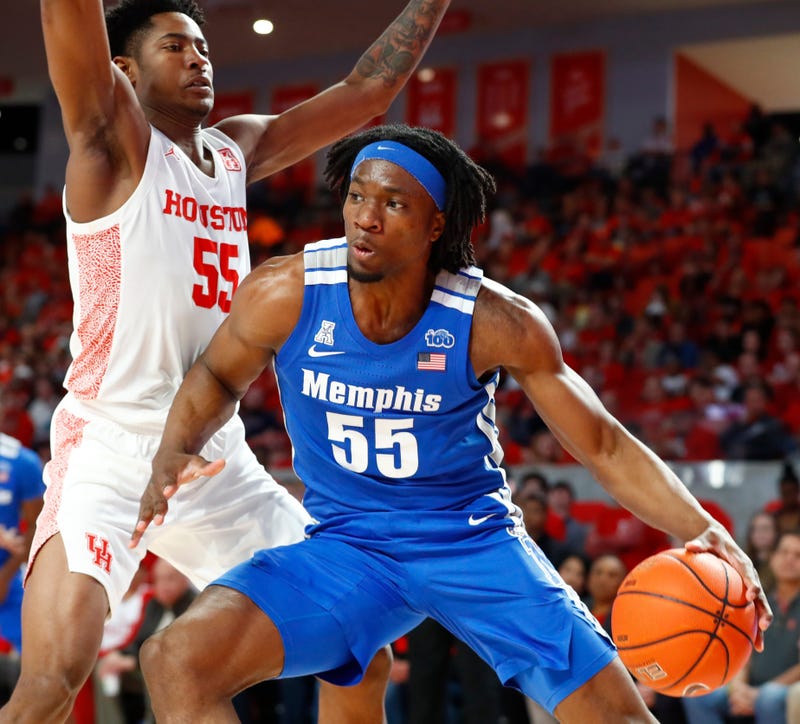 Heat rookie Precious Achiuwa with Memphis in 2020