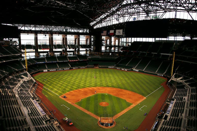 Globe Life Field, Arlington, Field, 2020