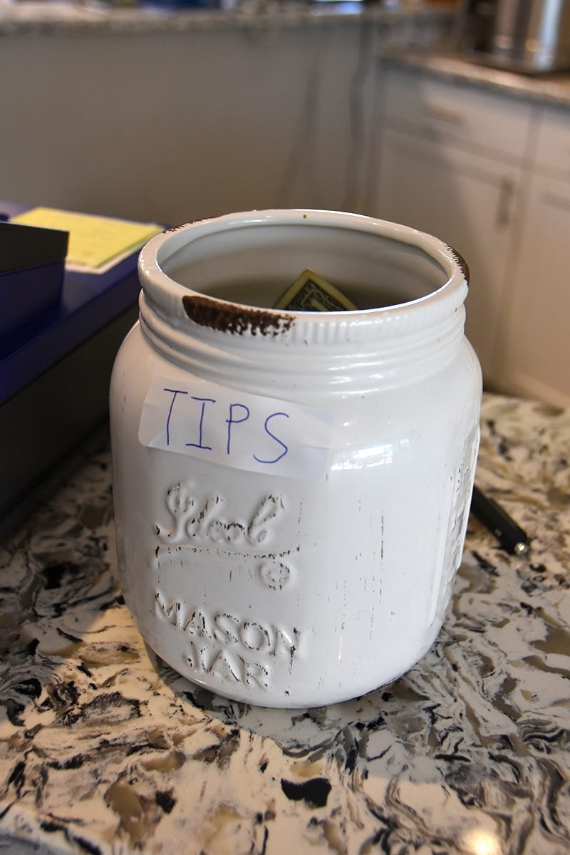 Generous tips are key to keeping servers' jobs viable. Marco Generous tips are key to keeping servers' jobs viable. Marco Island restaurants are working ants are working to succeed under the new constraints imposed by the coronavirus pandemic. Restaurants