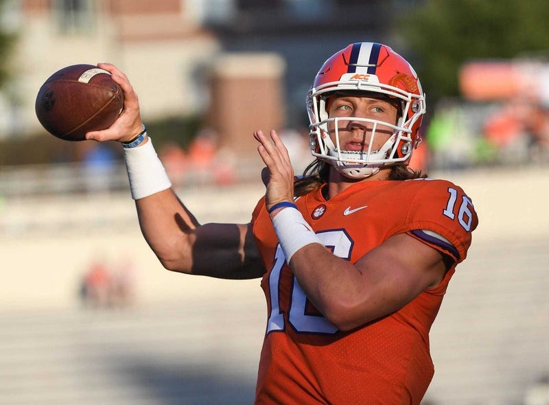 Clemson quarterback Trevor Lawrence (16) is a preseason favorite to win the Heisman Trophy.
