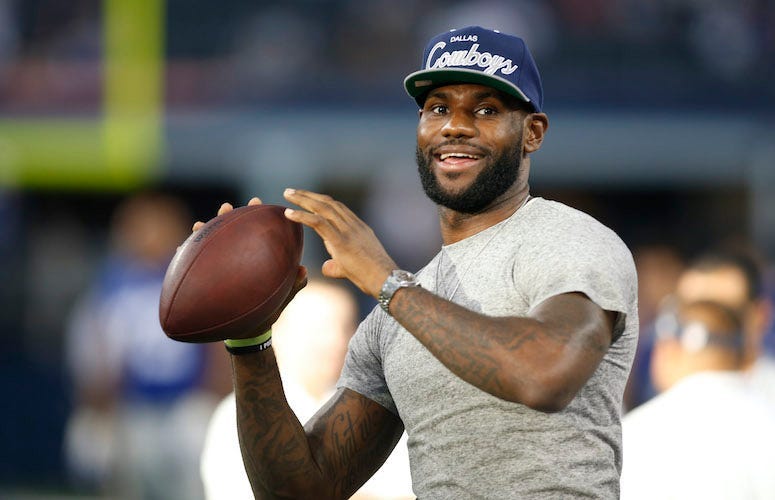 LeBron James, Dallas Cowboys, Football, Hat, 2013