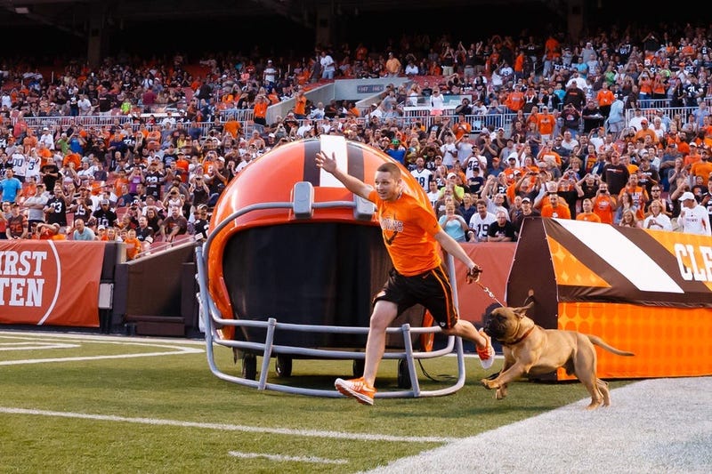 Cleveland Browns mascot Swagger