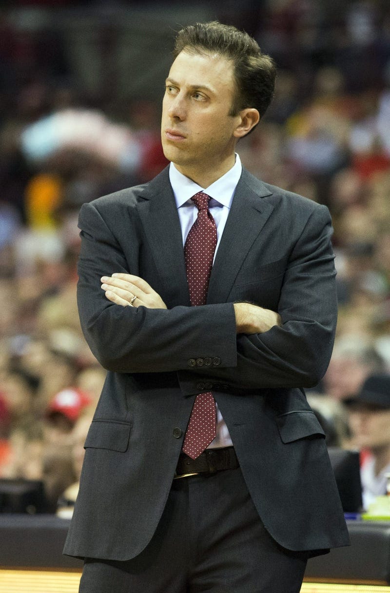 Richard Pitino watches his team