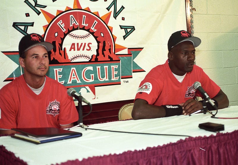 Michael Jordan and Terry Francona