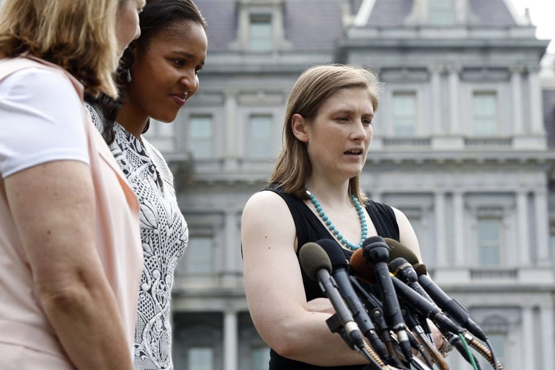 Lindsay Whalen at the mic