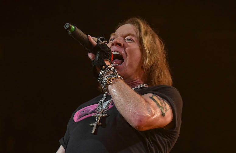 Axl Rose, Guns N' Roses, Singing, Concert, BB&T Center, 2016