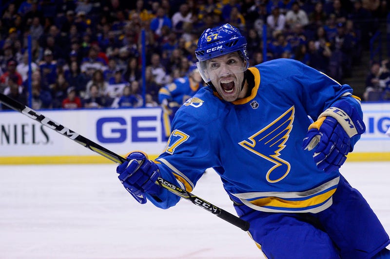 St. Louis Blues left wing David Perron