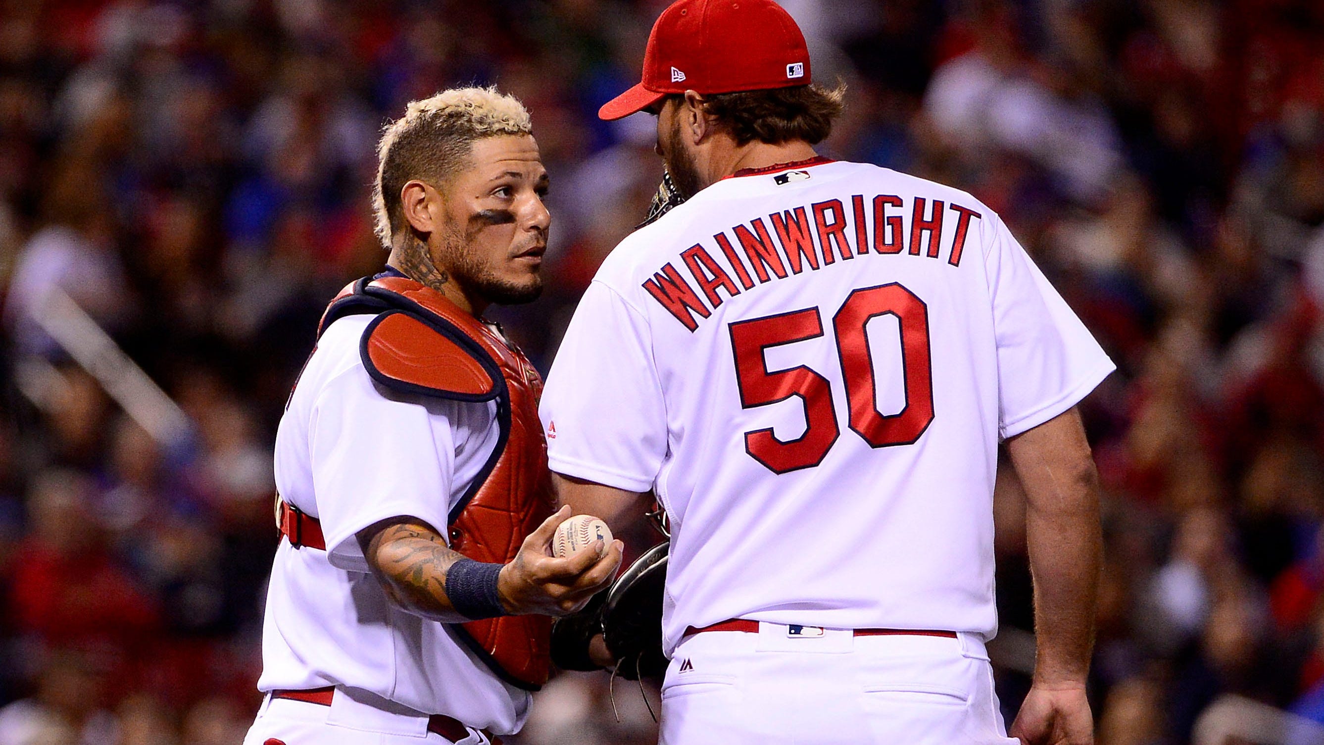 What things are Cardinals legends Wainwright, Molina not good at?