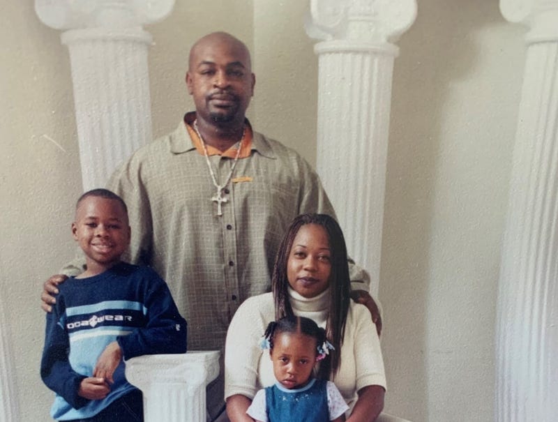 Tedrick Towns, seen with his family, was stabbing and killed at a SamTrans bus stop on May 14.