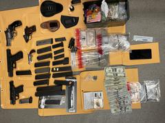 items seized during raid