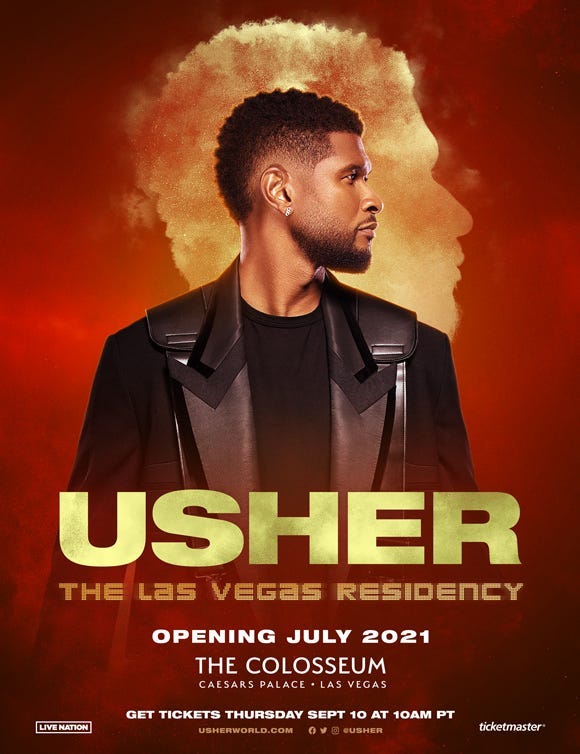 Usher in Vegas