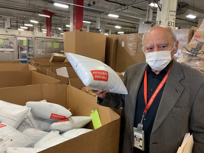 The USPS' processing facility in Oakland has seen a nearly 40% surge due to coronavirus
