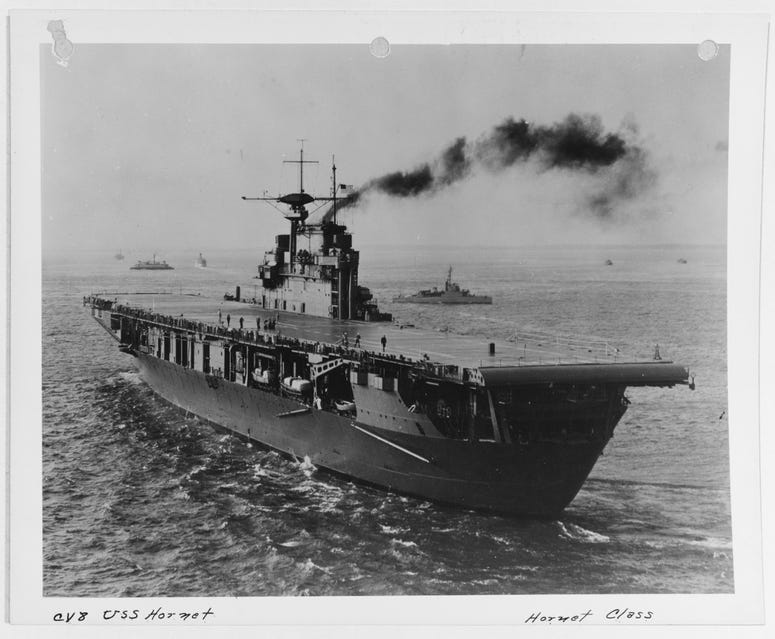 NH 81313 USS Hornet (CV-8)