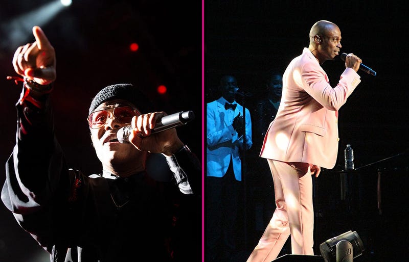 Maxwell and Kem performing at V-103 LIVE on Saturday, March 30, 2019, at State Farm Arena in Atlanta