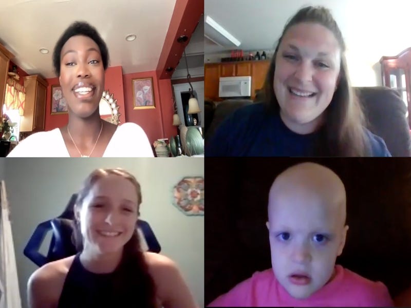 Abigael Saint-Pierre (top left), Allison Craven (top right), Annie Martel (bottom left), Charlotte Craven (bottom right).