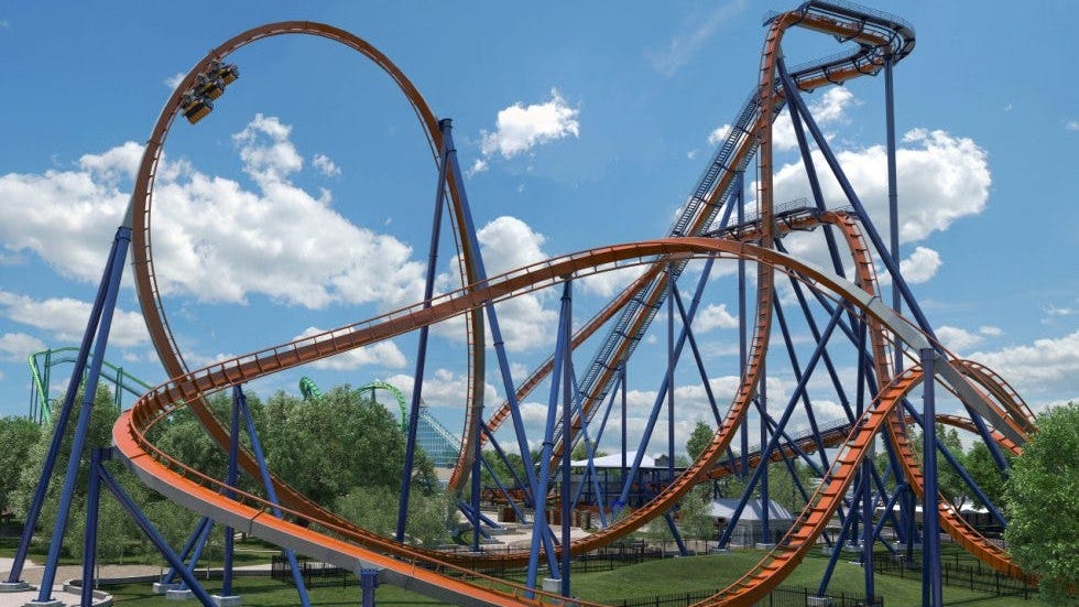 Valravn Roller Coaster Trains Collide At Cedar Point