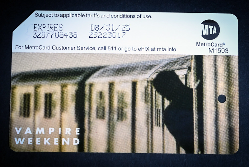 Commemorative “Vampire Weekend” MetroCards