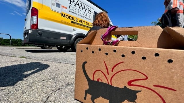 Mobile veterinary clinic debuts, courtesy of PAWS Chicago
