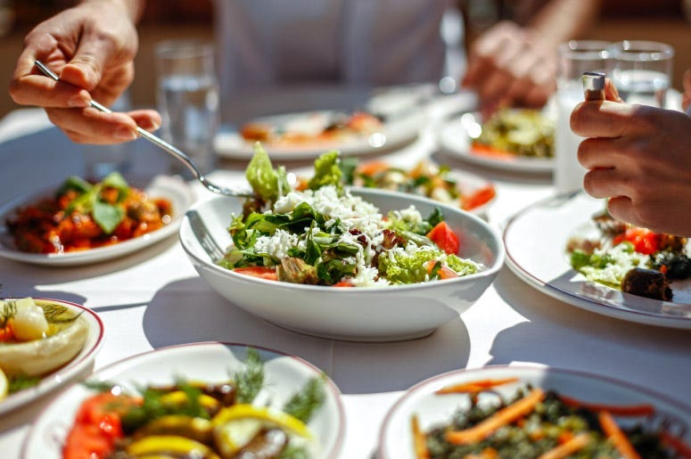 vegetarian meal