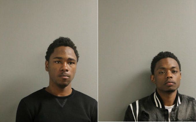 Marleak Ousley (left) and Gino Dameron (right) 