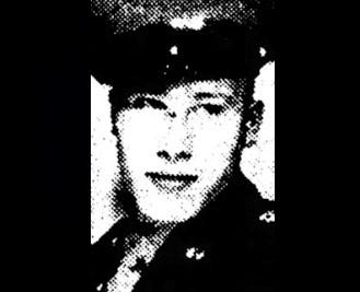 newspaper clipping with picture of Howard Malcolm