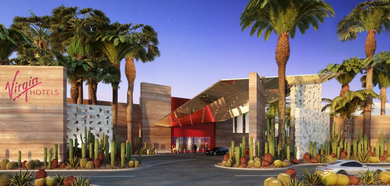 Artist rendering of the new Virgin Hotel, Las Vegas