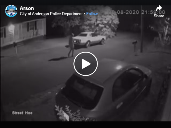 Video of Arsonist