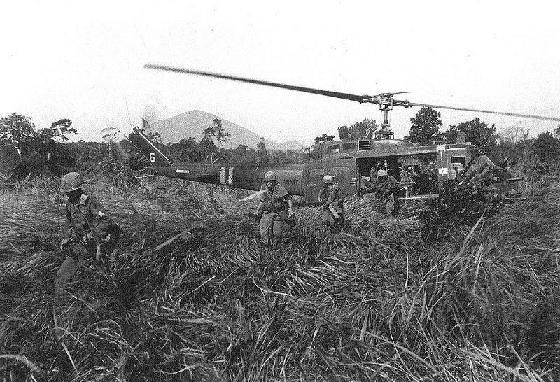 Helicopter in Vietnam