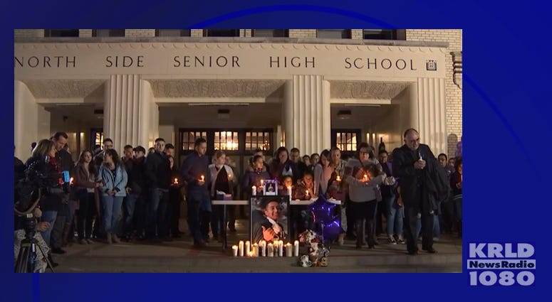 Vigil for teen killed by drunk driver