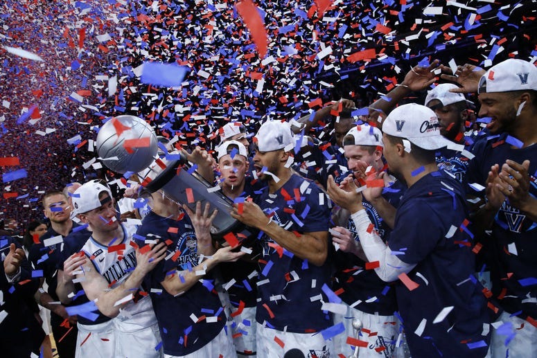 Villanova celebrates its Big East title