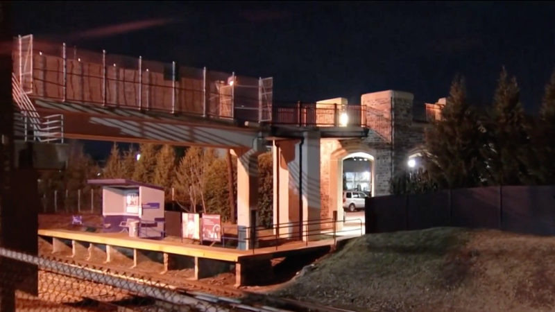 Police said a man brandished a gun to a SEPTA conductor as he got off the Norristown High Speed Line at Villanova Station on Feb. 14, 2023, then fled across the pedestrian bridge toward campus.