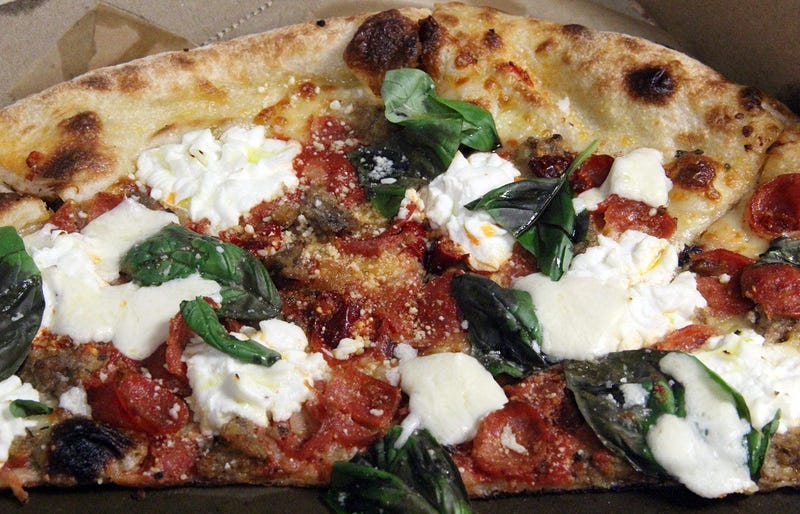 The Vodka Margherita pizza from Nina & Rafi