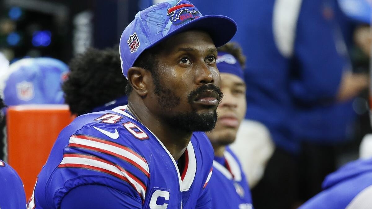 Von Miller declines to comment on domestic assault allegations after returning to Bills practice