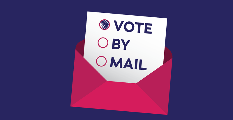 Vote by mail logo