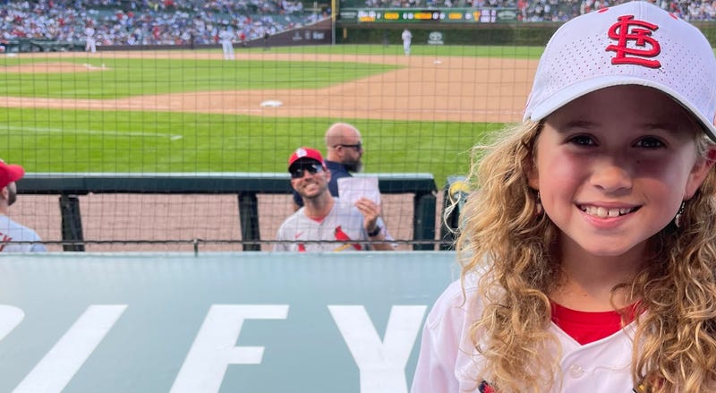 Cardinals fans with Wainwright