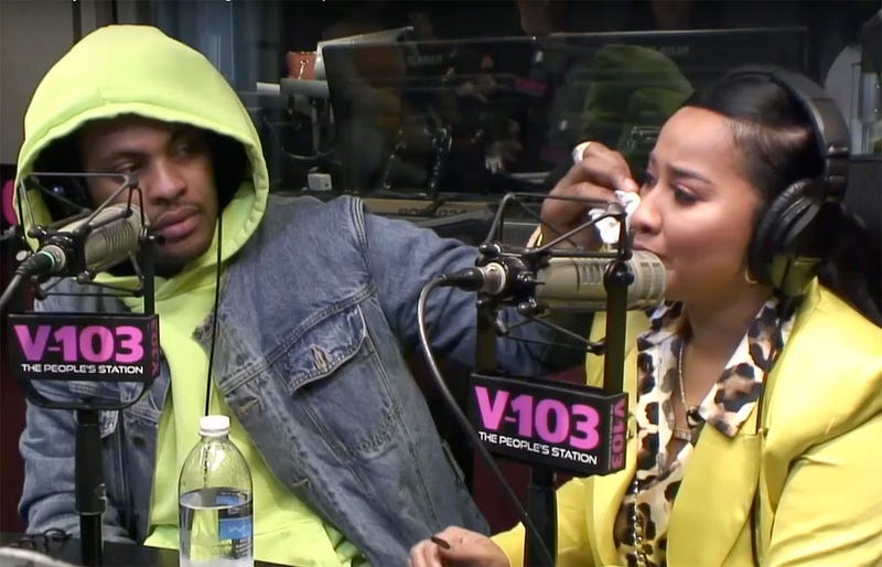 Waka Flocka and Tammy Rivera visit Frank Ski and Monie Love on V-103