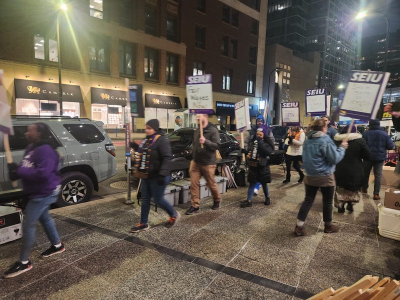 Walking the picket line