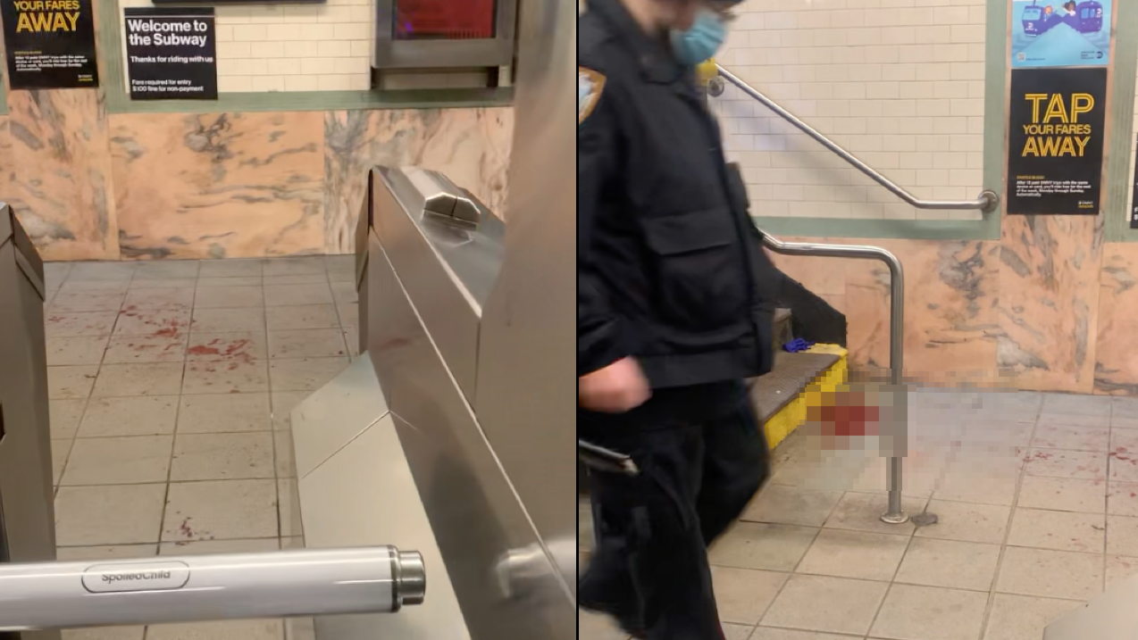 Man stabbed at Wall Street subway station