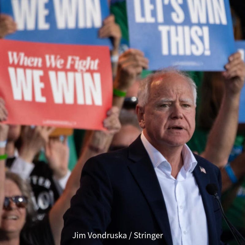 Gov. Tim Walz talkes to WILK's Nancy and Jason about his Harris/Walz campaign swing through Pennsylvania
