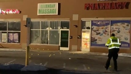 Gunman arrested after firing more than 2 dozen shots into massage business in Warren: police
