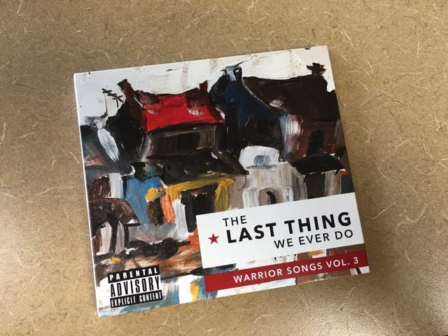 CD Cover "The Last Thing We Ever Do" Warrior Songs Vol. 3