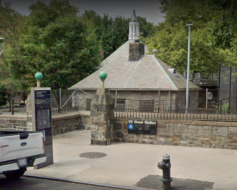 The 175th Street subway station in Washington Heights.